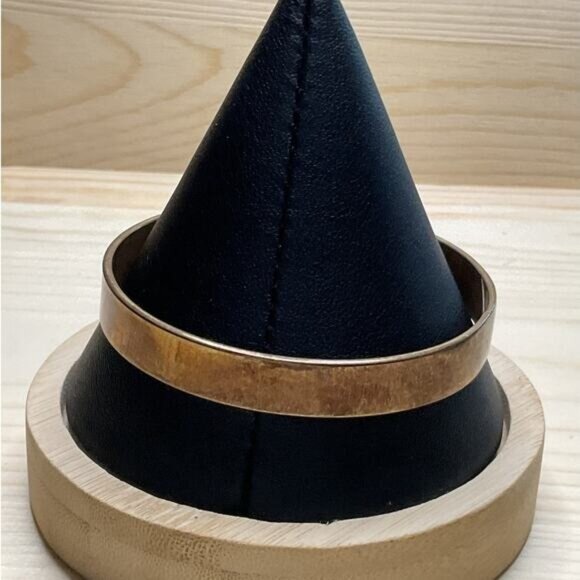 Bronze Colored Metal Bangle Bracelet - Picture 2 of 4